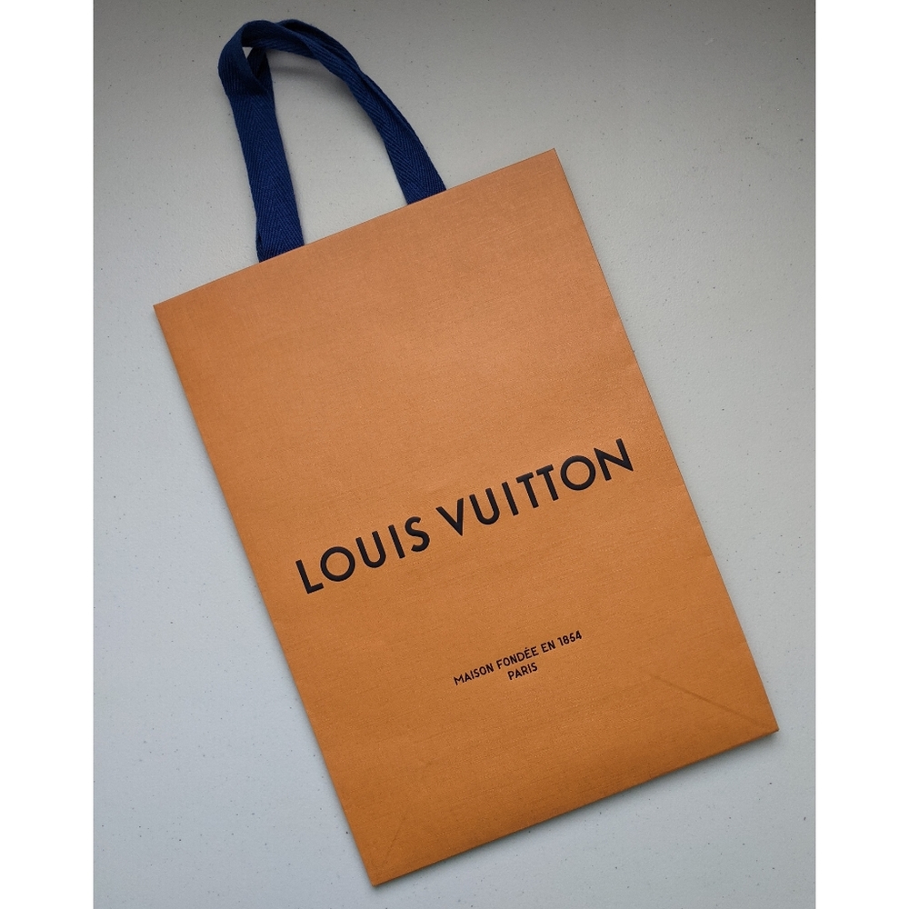 Louis Vuitton Paper Shopping Bag w/ Card/Envelope
